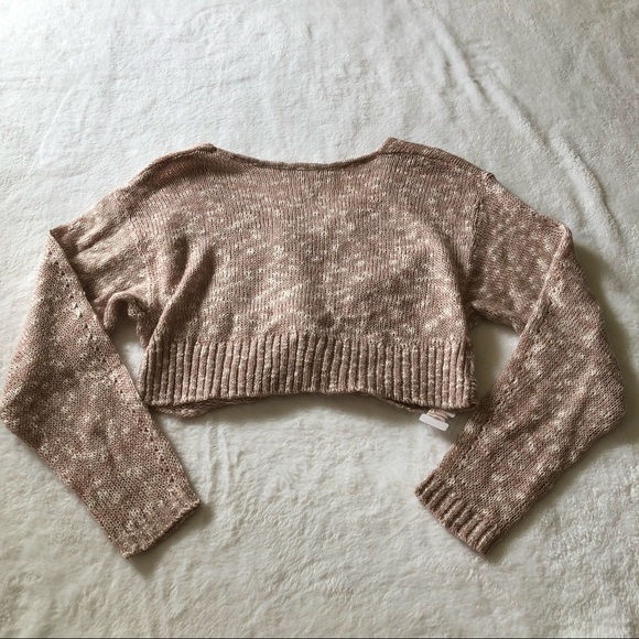 NWT BCBG Pink Twist Know Crop Sweater XS - Picture 5 of 7